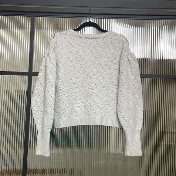 Evereve Bishop Sleeve Open Weave Cardigan - Picture 4 of 6